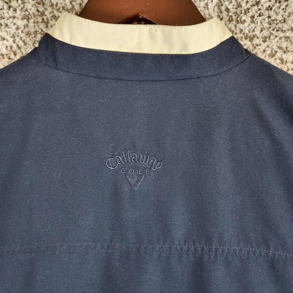 Callaway Golf Sport Jacket‎ Mens XL Full Zip Collared Navy Blue - Picture 7 of 12